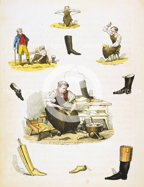 Shoemaker, c1845. Artist: Anon