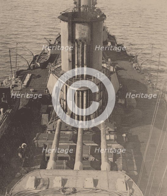 Dreadnought Imperator Aleksandr III in Bizerte, 1920, 1920. Creator: Anonymous.