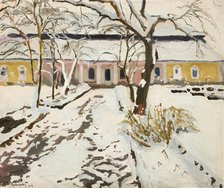 Manor-House at Modlnica in Winter, 1905. Creator: Stanislaus Kamocki.