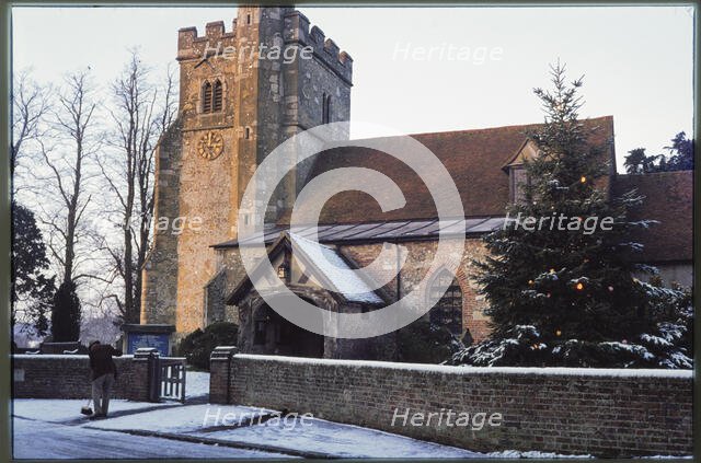 St John the Baptist's Church, Little Missenden, Chiltern, Buckinghamshire, 1976. Creator: Dorothy Chapman.