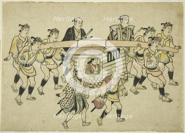 Procession of a Daimyo, c. 1681/84. Creator: Hishikawa Moronobu.