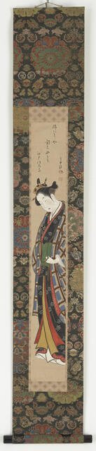 Tall woman standing, Edo period, ca. 1753-1760. Creator: Unknown.