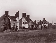 Street in Fredericksburg, 1863. Creator: Andrew Joseph Russell.