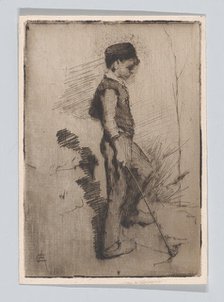 Boy with a Stick, 1881-83. Creator: Elizabeth Adela Forbes.