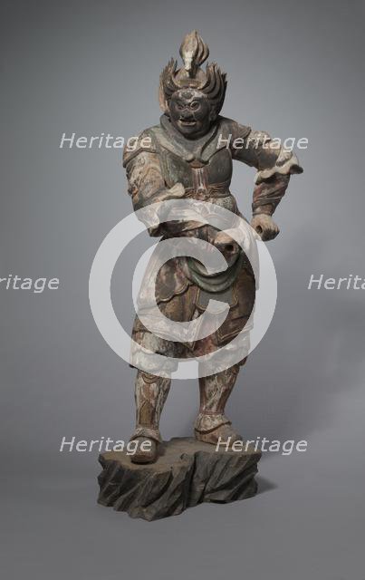 A Heavenly General (One of the Junishinsho), 1200s. Creator: Unknown.