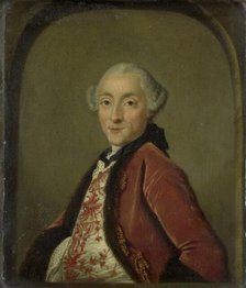 Portrait of Pieter Nicolaas Rendorp, Amsterdam Brewer, 1756. Creator: Tibout Regters.
