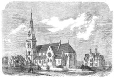St. Ann's Church, Parsonage, and Schools, Hanger-Lane, Stamford-Hill, 1861. Creator: Unknown.