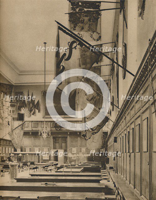 'Where the Pensioners Dine Under Colours Gloriously Tattered', c1935. Creator: Taylor.