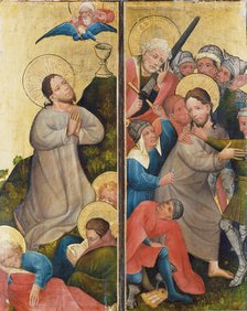 Agony in the Garden and Arrest of Christ, c1420. Creator: Master of the Middle Rhine.