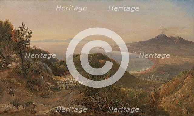 View from Pimonte, 1820. Creator: Johan Christian Dahl.