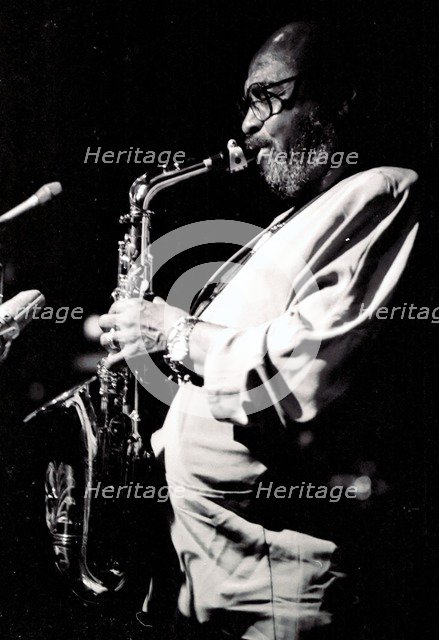 James Moody, Ronnie Scott's, London, 1988. Artist: Brian O'Connor