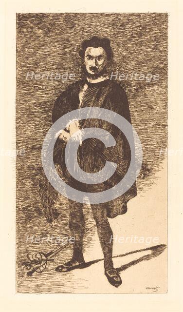The Tragic Actor (L'acteur tragique), 1866. Creator: Edouard Manet.