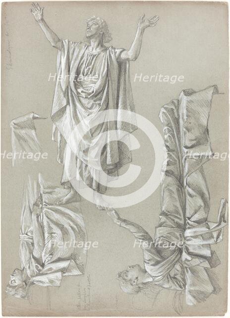 Studies for the Raising of the Daughter of Jairus. Creator: Unknown.