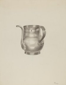 Silver Spout Cup, c. 1938. Creator: Palmyra Pimentel.