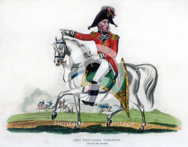 Lieutenant-General Lord Linedock, 1816. Artist: Unknown