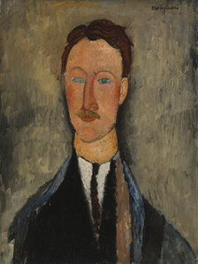 Portrait of the Artist Léopold Survage, 1918. Creator: Amadeo Modigliani.