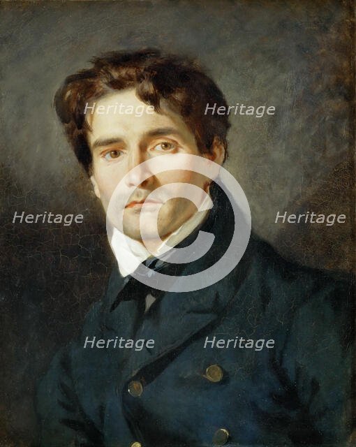 Portrait of Léon Riesener (1808-1878), 1835. Creator: Delacroix, Eugène (1798-1863).