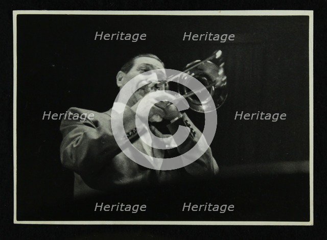 Jack Teagarden playing the trombone, 1950s. Artist: Denis Williams
