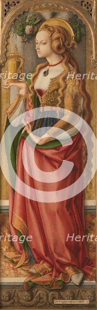 Mary Magdalene, c.1480. Creator: Carlo Crivelli.