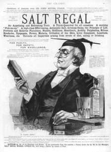 Advertisement for Salt Regal tonic, 1890. Artist: Unknown