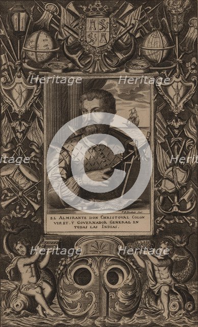 Portrait of Christopher Columbus, 1625. Creator: Anonymous.