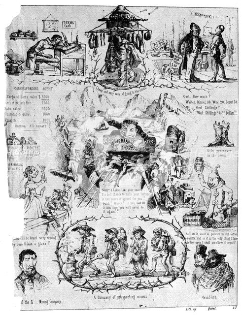 'Departure For El Dorado', 19th century (1937).Artist: C Quirot