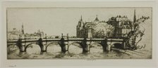 Le Pont Neuf, Paris, 1907. Creator: Donald Shaw MacLaughlan.