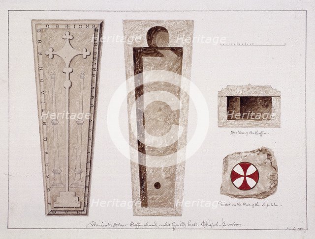 Guildhall, London, 1822. Artist: John Chessell Buckler