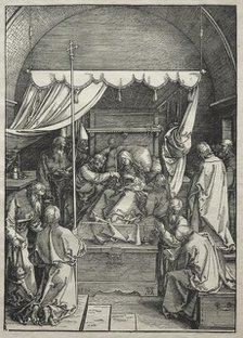 Life of the Virgin: The Death of the Virgin, 1504-1505. Creator: Albrecht Dürer (German, 1471-1528).