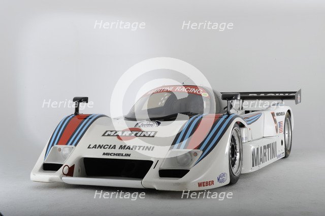 Lancia Martini Le Mans car chasis no 0007 1983. Artist: Simon Clay.