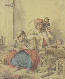 Eulenspiegel and his family. Creator: Pieter Moninckx.