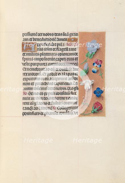 Hours of Queen Isabella the Catholic, Queen of Spain: Fol. 54r, c. 1500. Creator: Master of the First Prayerbook of Maximillian (Flemish, c. 1444-1519); Associates, and.