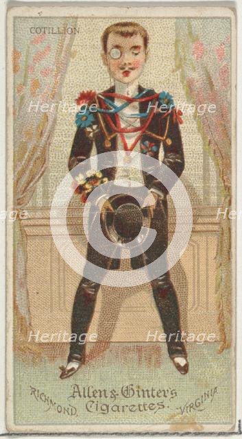 Cotillion, from World's Dudes series (N31) for Allen & Ginter Cigarettes, 1888. Creator: Allen & Ginter.