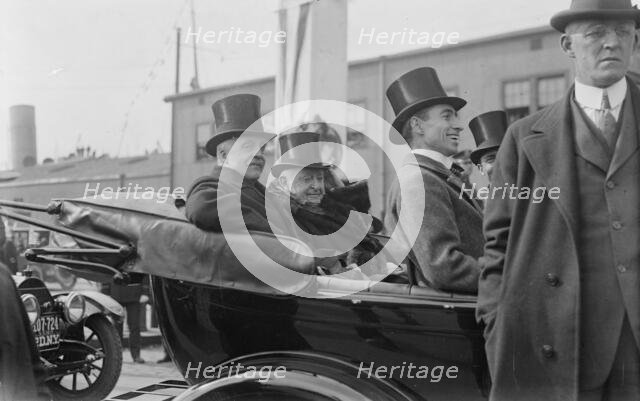 Arthur Balfour, Joseph Hodges Choate, Hugh S. Gibson, 1917. Creator: Bain News Service.