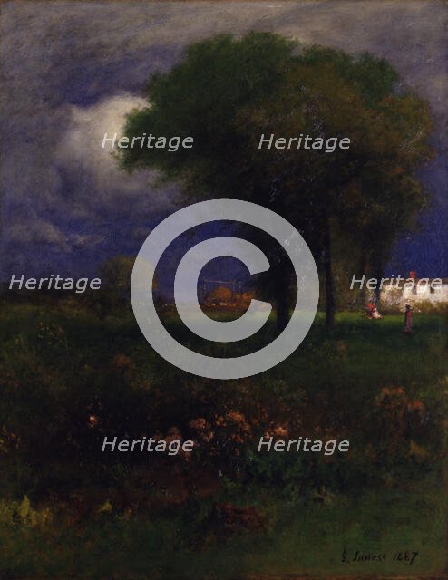 September Afternoon, 1887. Creator: George Inness.