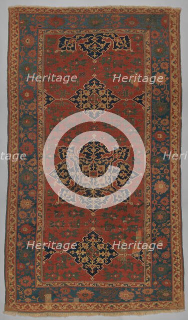 Star Ushak Carpet, Western Turkey, probably 17th century. Creator: Unknown.