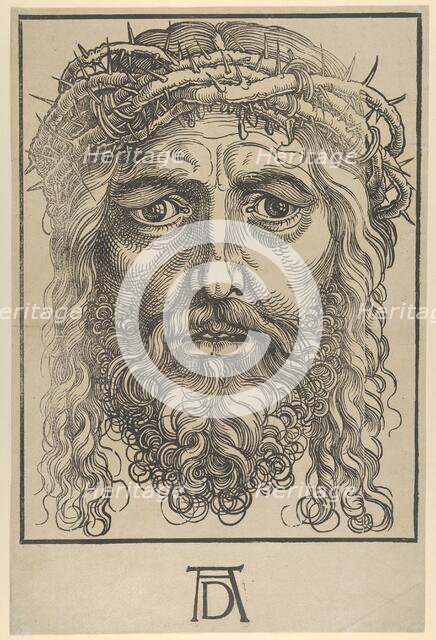The Head of Christ Crowned with Thorns, ca. 1520. Creator: Sebald Beham.