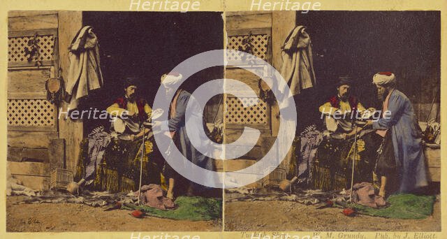 Turkish Shop., 1857-1859. Creator: William Morris Grundy.