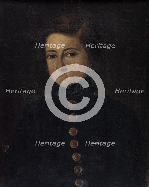 Portrait thought to be of Léopold Hugo (1827-1866). Creator: Unknown.