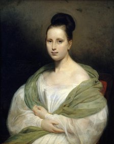 Portrait of Adelaide Rousseau-Scheffer, c1830. Creator: Henry Scheffer.