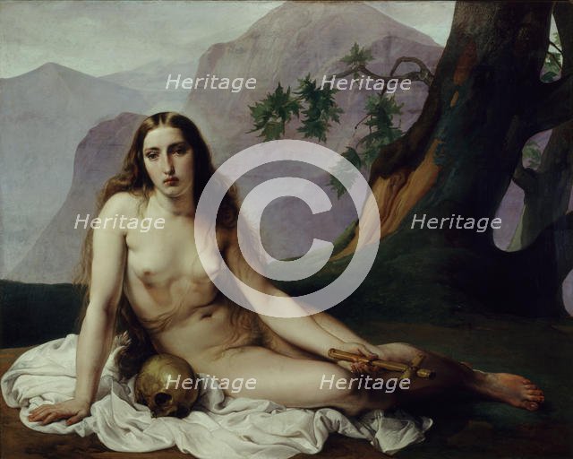 The Repentant Mary Magdalene, 1833. Creator: Hayez, Francesco (1791-1882).