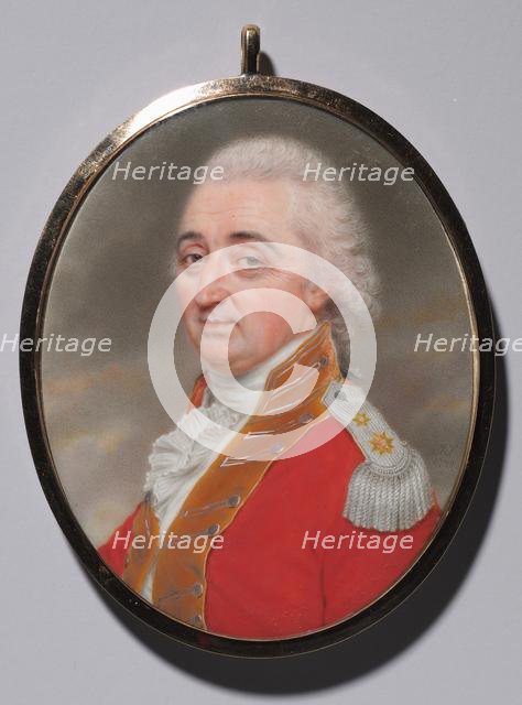 Portrait of Lieutenant General Daniel Burr, 1799. Creator: John I Smart (British, 1741-1811).