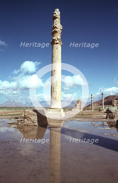 Ruins of the Apadana, Persepolis, Iran