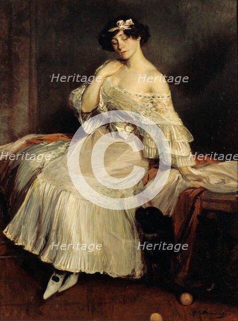 Portrait of the author Colette (1873-1954), c1905. Creator: Blanche, Jacques-Émile (1861-1942).