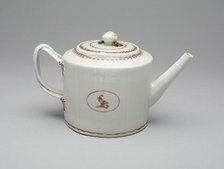 Teapot, c. 1790. Creator: Unknown.