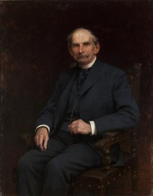 Portrait of Florian Ziemialkowski, 1897. Creator: Zygmunt Ajdukiewicz.