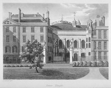 View of Inner Temple, City of London, 1800.                                                    Artist: Anon