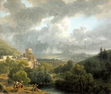 Landscape with an Aqueduct, 1810. Creator: Nicolas Antoine Taunay.