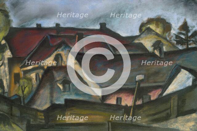 Kosice roofs, 1928. Creator: Konstantin Bauer.