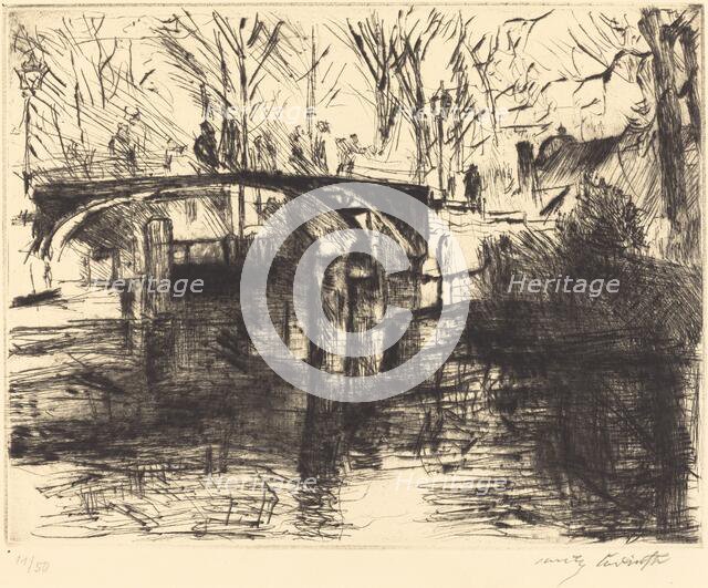 Aus dem Tiergarten (View of the Tiergarten), 1920. Creator: Lovis Corinth.